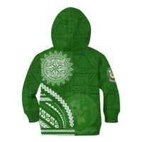 Liahona High School Kid Hoodie Ngatu and Polynesian Pattern