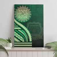 Saineha High School Canvas Wall Art Ngatu and Polynesian Pattern