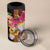 Papua New Guinea Birds and Frangipani 4 in 1 Can Cooler Tumbler Melanesian Art Tattoos - Polynesian Pride