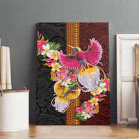 Papua New Guinea Birds and Frangipani Canvas Wall Art Melanesian Art Tattoos - Polynesian Pride