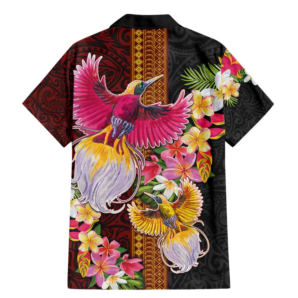 Papua New Guinea Birds and Frangipani Family Matching Mermaid Dress and Hawaiian Shirt Melanesian Art Tattoos - Polynesian Pride