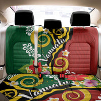 Melanesian Vanuatu Tribal Boar Tusk Back Car Seat Cover Tropical Plants and Namele Motifs LT03 - Polynesian Pride