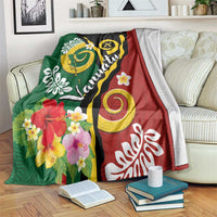 Melanesian Vanuatu Tribal Boar Tusk Blanket Tropical Plants and Namele Motifs - Polynesian Pride