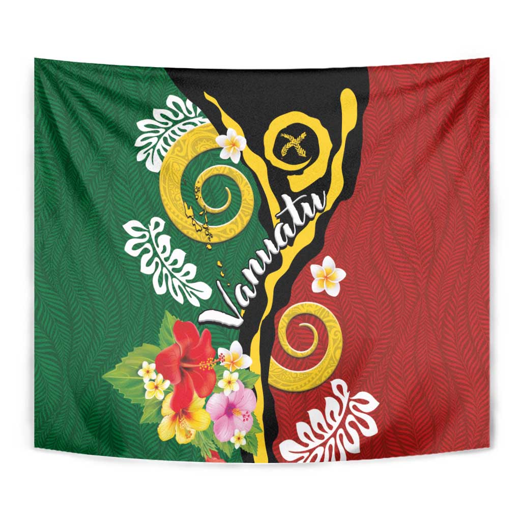 Melanesian Vanuatu Tribal Boar Tusk Tapestry Tropical Plants and Namele Motifs LT03 - Polynesian Pride