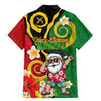 Vanuatu Christmas Family Matching Mermaid Dress and Hawaiian Shirt Funny Santa with Namele and Boar Tusk Tribal - Polynesian Pride
