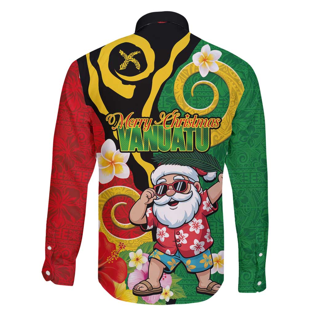 Vanuatu Christmas Family Matching Puletasi and Hawaiian Shirt Funny Santa with Namele and Boar Tusk Tribal - Polynesian Pride