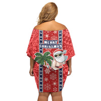 hawaii-christmas-family-matching-off-shoulder-short-dress-and-hawaiian-shirt-the-santa-surfing-hawaii-xmas-style