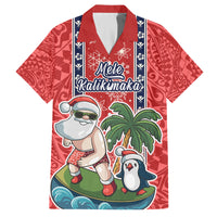 custom-hawaii-christmas-family-matching-tank-maxi-dress-and-hawaiian-shirt-the-santa-surfing-hawaii-xmas-style