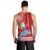 Custom Hawaii Mele Kalikimaka Men Tank Top Santa Riding The DolPhin Mix Kakau Pattern Red Style LT03 - Polynesian Pride