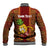 Custom Hawaii Baseball Jacket Aloha Funny Pineapple Mix Kakau Hawaiian Tribal LT03 - Polynesian Pride