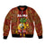 Custom Hawaii Bomber Jacket Aloha Funny Pineapple Mix Kakau Hawaiian Tribal LT03 Unisex Red - Polynesian Pride