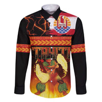 Tahitian Siva Afi Family Matching Summer Maxi Dress and Hawaiian Shirt Tribal Performers of Tahitian Fire Knife Dancing