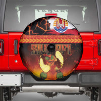 Tahitian Siva Afi Spare Tire Cover Tribal Performers of Tahitian Fire Knife Dancing LT03 - Polynesian Pride