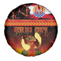 Tahitian Siva Afi Spare Tire Cover Tribal Performers of Tahitian Fire Knife Dancing LT03 - Polynesian Pride