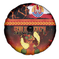 Tahitian Siva Afi Spare Tire Cover Tribal Performers of Tahitian Fire Knife Dancing LT03 - Polynesian Pride