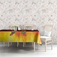 Tahitian Siva Afi Tablecloth Tribal Performers of Tahitian Fire Knife Dancing