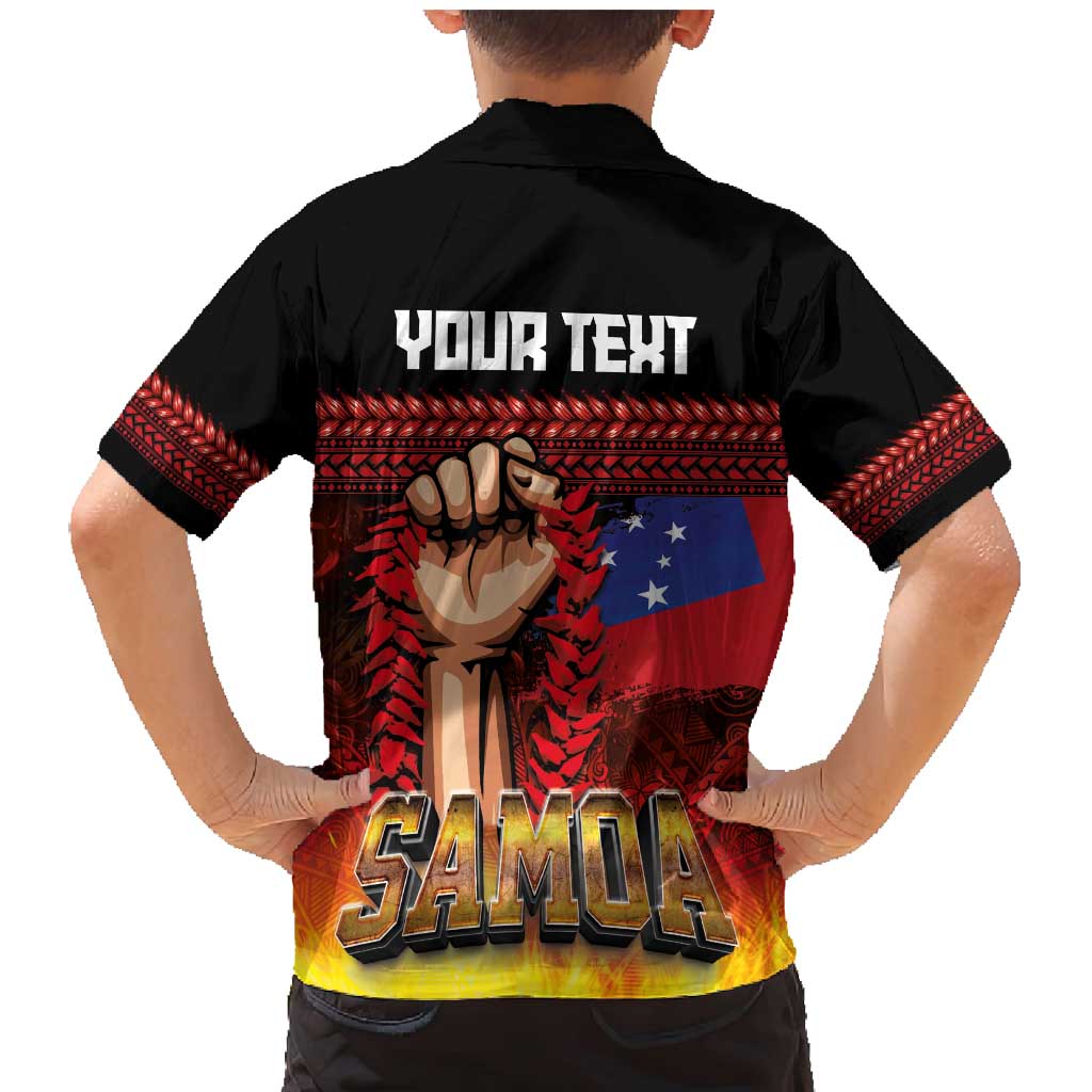 Personalised Samoan Spirit - Samoa Tribal Heritage Family Matching Mermaid Dress and Hawaiian Shirt