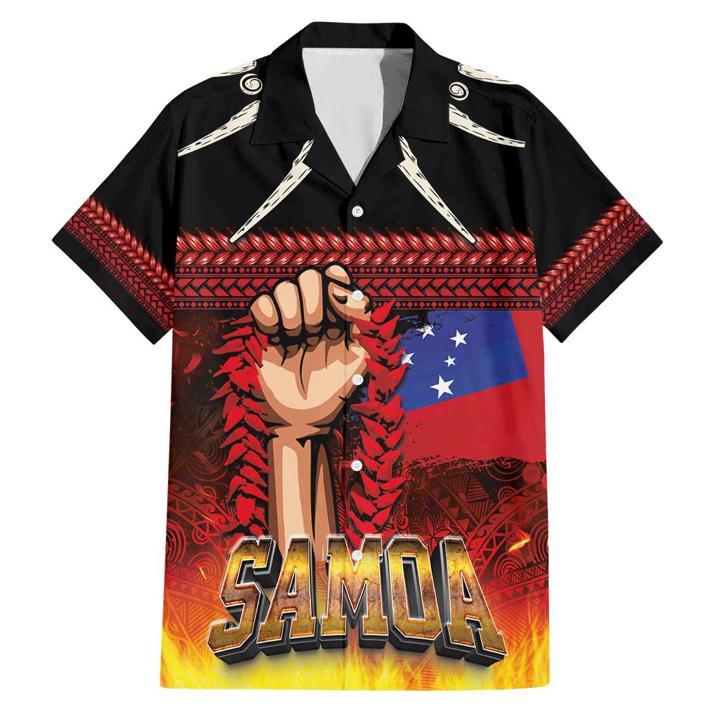 Personalised Samoan Spirit - Samoa Tribal Heritage Family Matching Mermaid Dress and Hawaiian Shirt