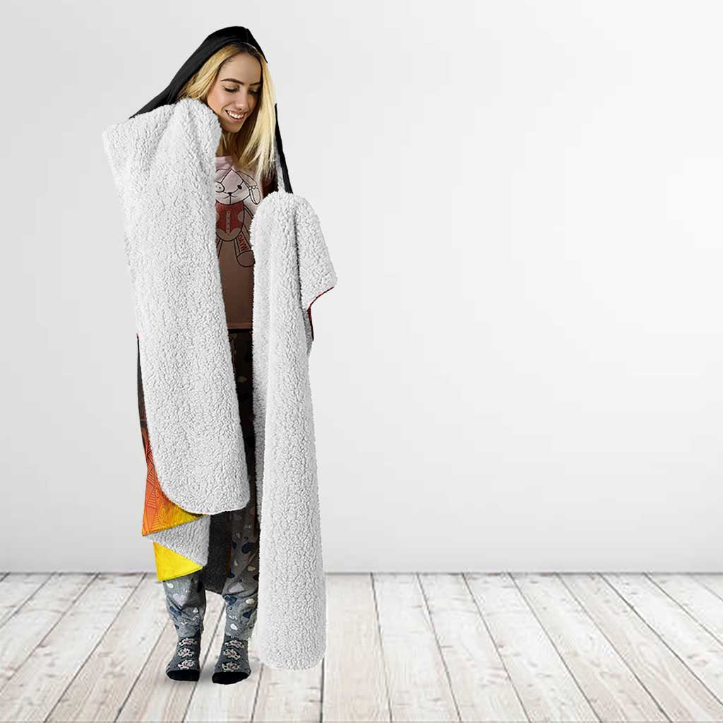 Personalised Samoan Spirit - Samoa Tribal Heritage Hooded Blanket LT03 - Polynesian Pride