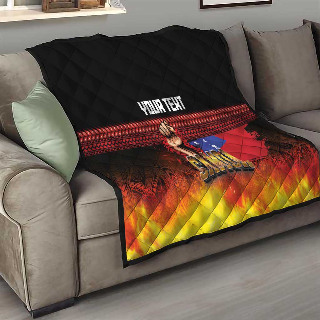 Personalised Samoan Spirit - Samoa Tribal Heritage Quilt LT03 - Polynesian Pride