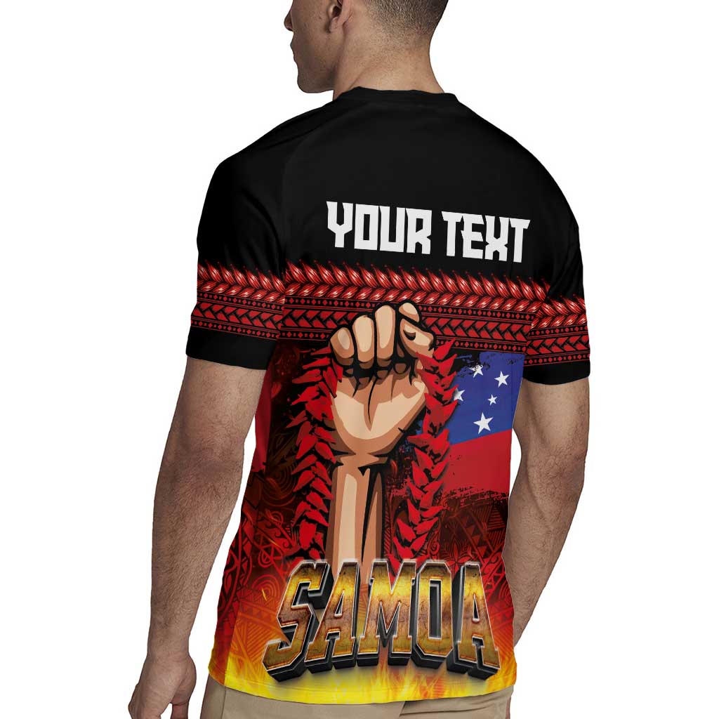 Personalised Samoan Spirit - Samoa Tribal Heritage Rugby Jersey