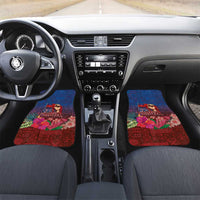 Proud of Samoa Car Mats Ula Nifo with Samoa 685 and Hibiscus Tapa Tribal Pattern