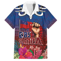 Proud of Samoa Family Matching Off Shoulder Short Dress and Hawaiian Shirt Ula Nifo with Samoa 685 and Hibiscus Tapa Tribal Pattern