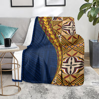 Samoan Siapo Blanket Tatau Pattern Half Style LT03 - Polynesian Pride