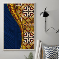 Samoan Siapo Canvas Wall Art Tatau Pattern Half Style LT03 - Polynesian Pride