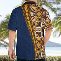 Samoan Siapo Hawaiian Shirt Tatau Pattern Half Style LT03 - Polynesian Pride