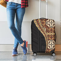 Samoan Siapo Luggage Cover Tatau Pattern Half Style Retro Mode LT03 - Polynesian Pride