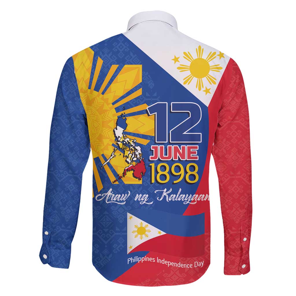 Philippines Independence Day Family Matching Short Sleeve Bodycon Dress and Hawaiian Shirt Araw ng Kalayaan Polynesian Sun and YAKAN Pattern