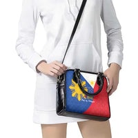 Philippines Independence Day Shoulder Handbag Araw ng Kalayaan Polynesian Sun and YAKAN Pattern