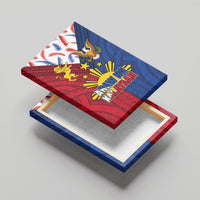 Philippines Independence Day 126th Anniversary Canvas Wall Art Polynesian Pattern National Flag Style