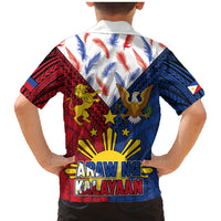 Philippines Independence Day 126th Anniversary Family Matching Mermaid Dress and Hawaiian Shirt Polynesian Pattern National Flag Style