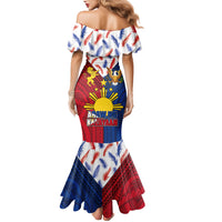Philippines Independence Day 126th Anniversary Family Matching Mermaid Dress and Hawaiian Shirt Polynesian Pattern National Flag Style