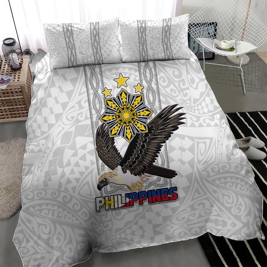Philippines Eagle Week Bedding Set Polynesian Pattern Barong Style LT03 - Polynesian Pride