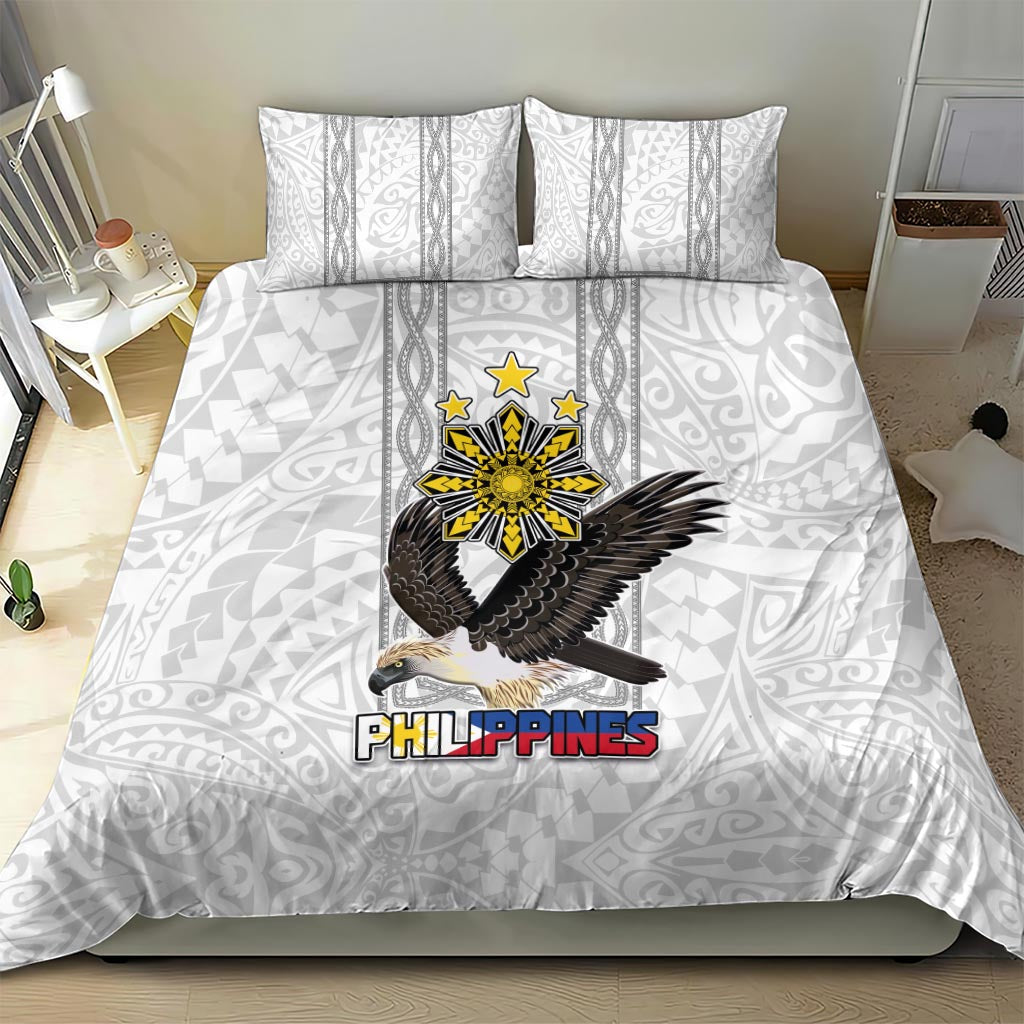 Philippines Eagle Week Bedding Set Polynesian Pattern Barong Style LT03 - Polynesian Pride