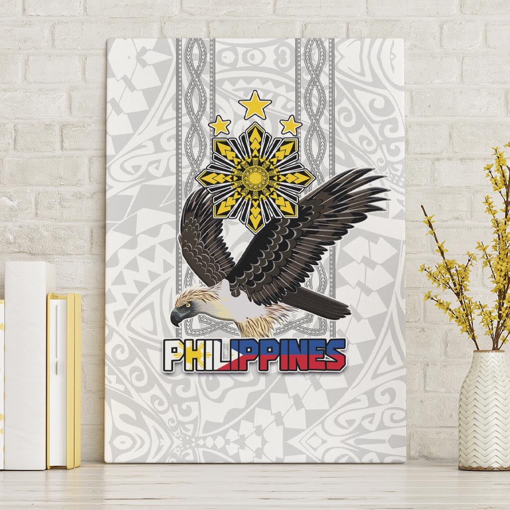 Philippines Eagle Week Canvas Wall Art Polynesian Pattern Barong Style