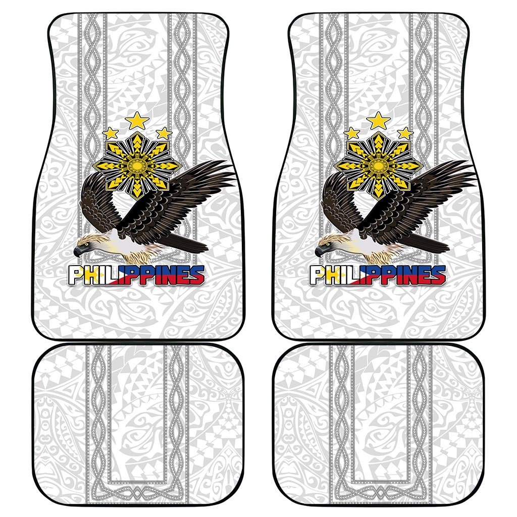 Philippines Eagle Week Car Mats Polynesian Pattern Barong Style