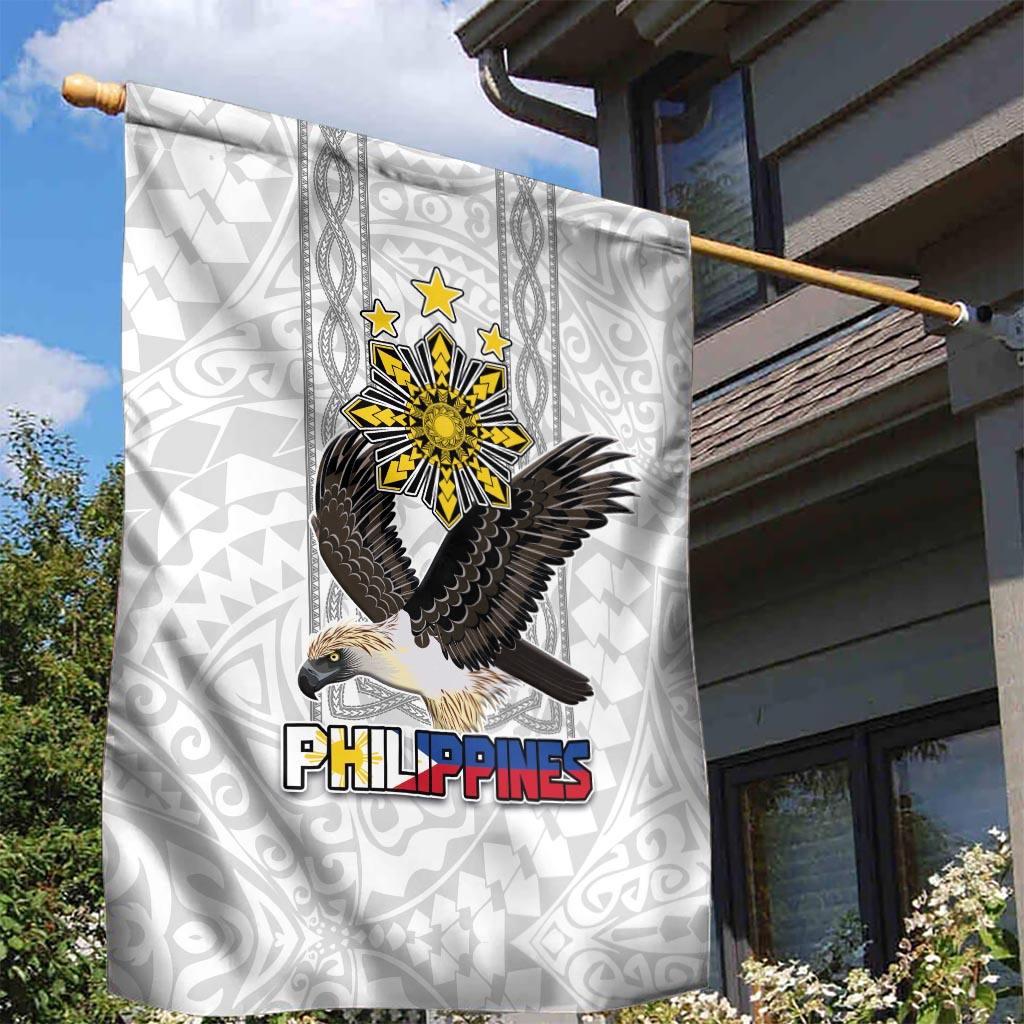 Philippines Eagle Week Garden Flag Polynesian Pattern Barong Style LT03 - Polynesian Pride