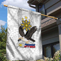 Philippines Eagle Week Garden Flag Polynesian Pattern Barong Style LT03 - Polynesian Pride