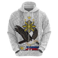 Philippines Eagle Week Hoodie Polynesian Pattern Barong Style LT03 - Polynesian Pride