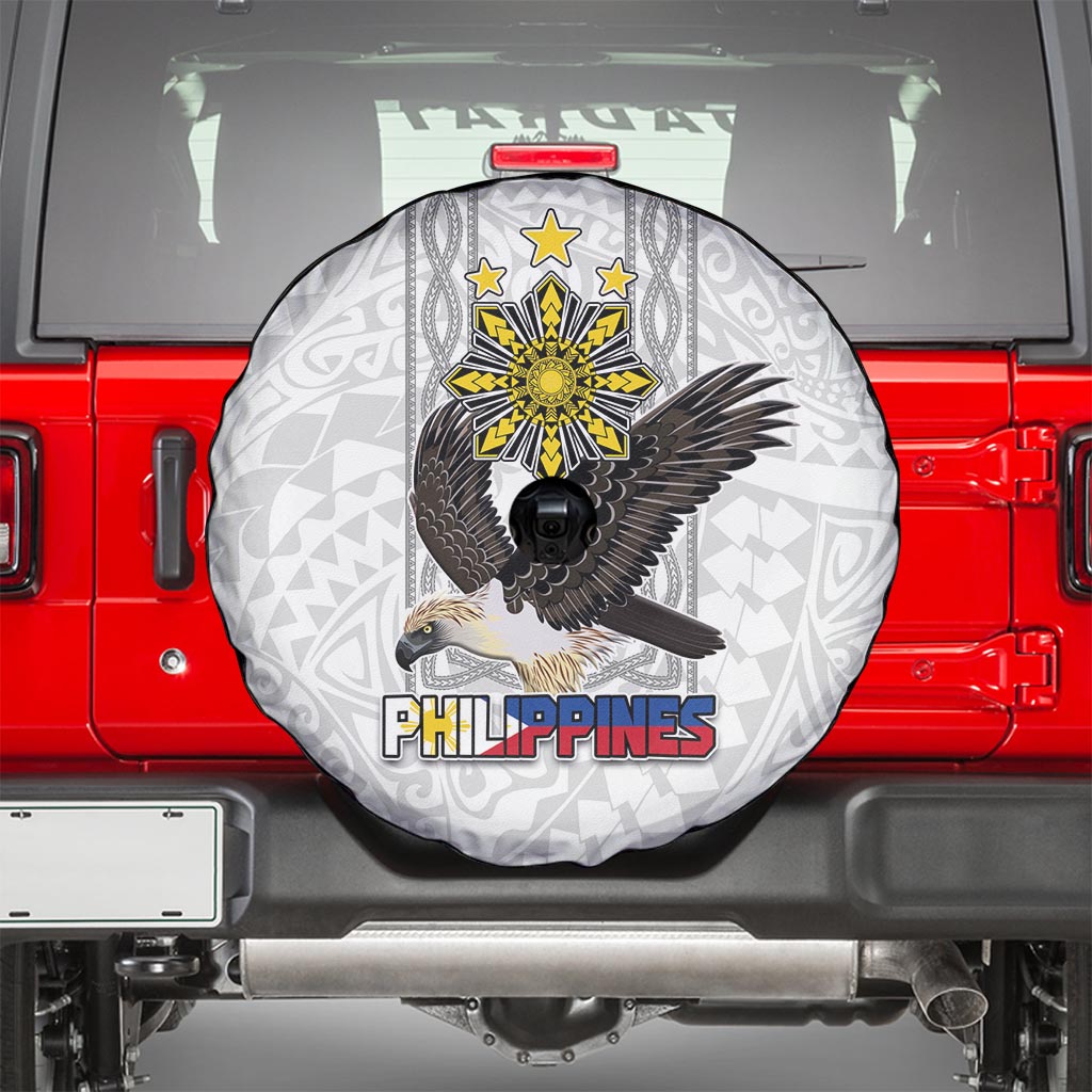 Philippines Eagle Week Spare Tire Cover Polynesian Pattern Barong Style LT03 - Polynesian Pride