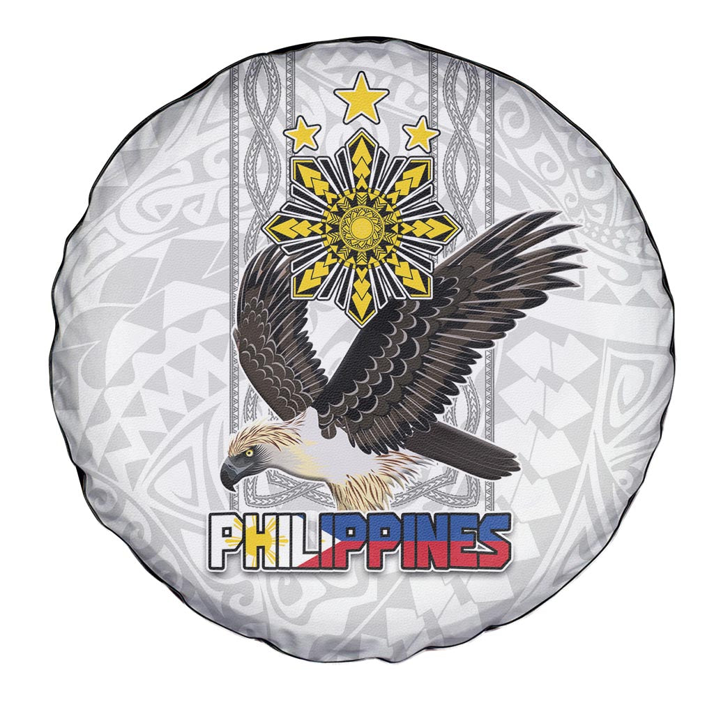 Philippines Eagle Week Spare Tire Cover Polynesian Pattern Barong Style LT03 - Polynesian Pride