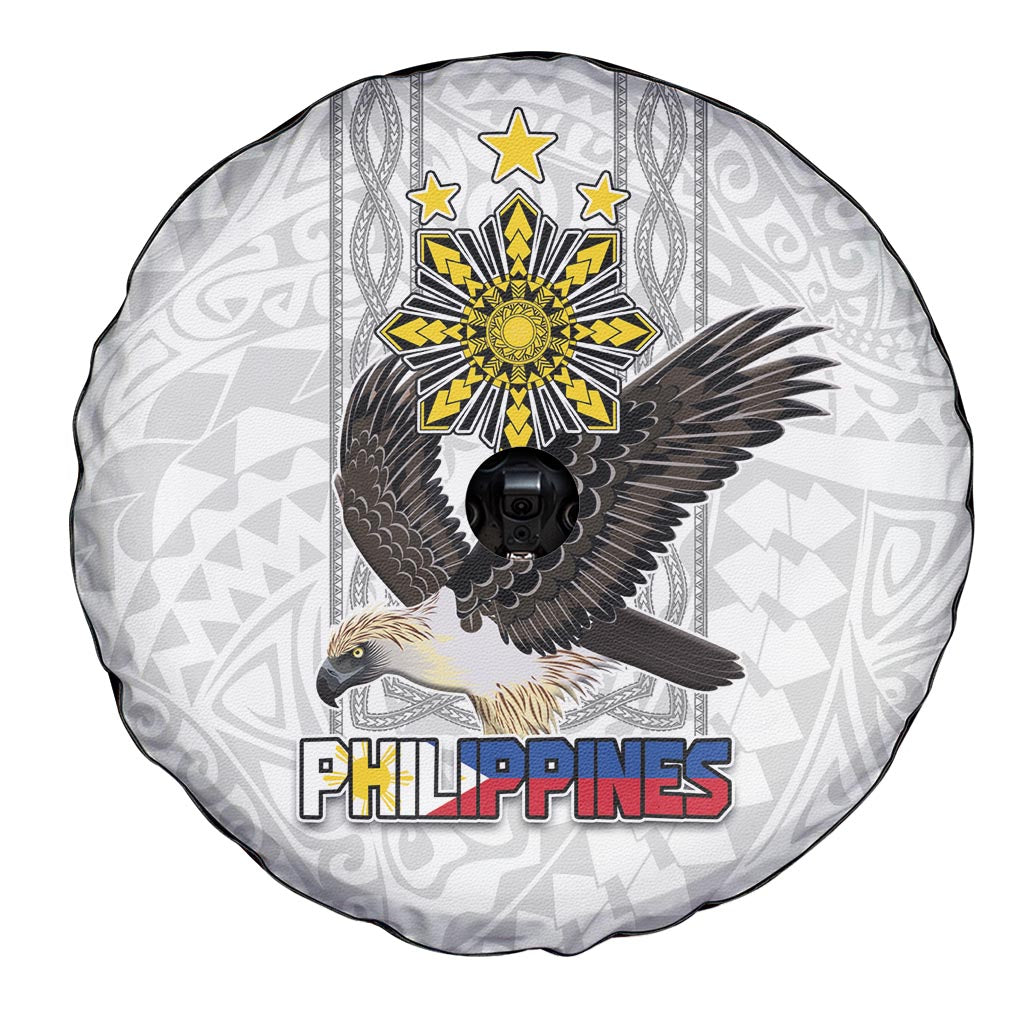 Philippines Eagle Week Spare Tire Cover Polynesian Pattern Barong Style LT03 - Polynesian Pride