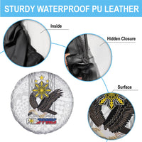 Philippines Eagle Week Spare Tire Cover Polynesian Pattern Barong Style LT03 - Polynesian Pride