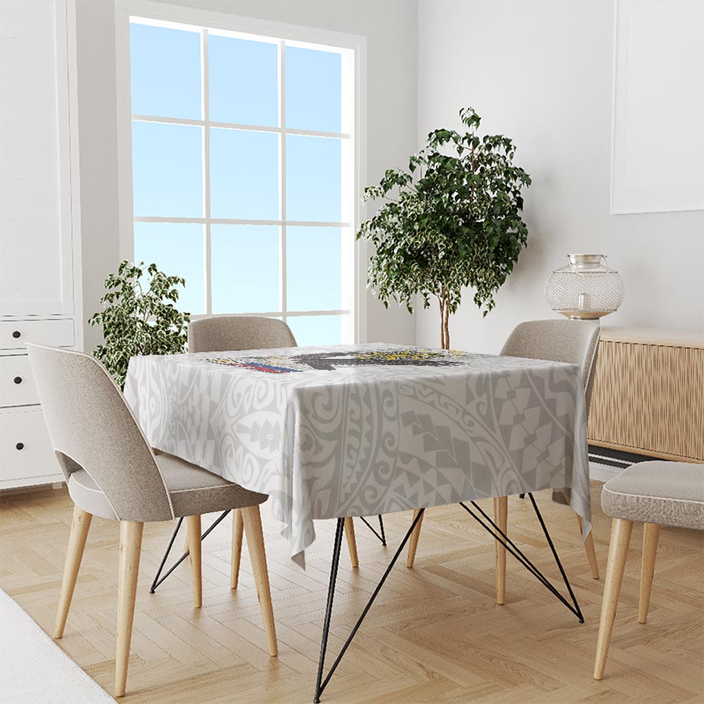 Philippines Eagle Week Tablecloth Polynesian Pattern Barong Style LT03 - Polynesian Pride