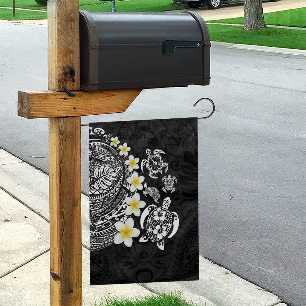 Hawaiian Plumeria Turtles Garden Flag Polynesian Art Tattoo