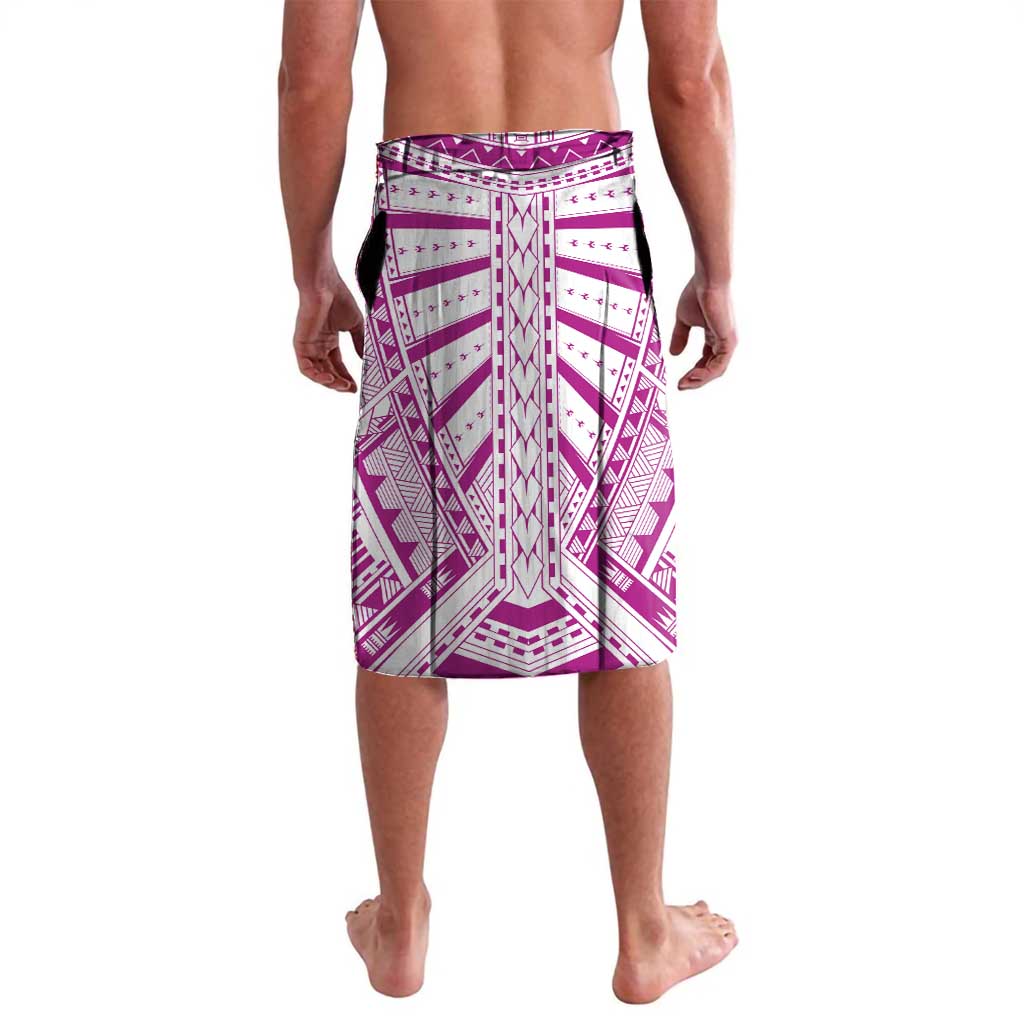 Samoan Art Tattoo Polynesian Pattern Lavalava Pink Out Color